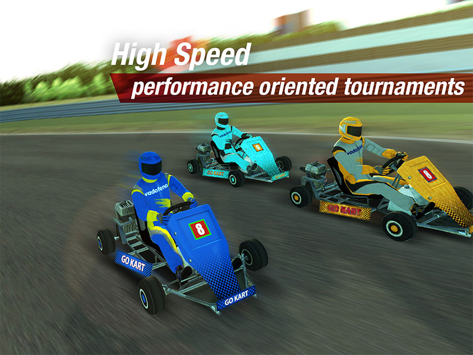 High Speed Racing  in Go karts racing game